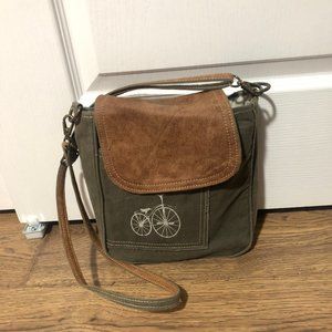 Canvas Bike Bicycle Crossbody Purse Myra Bag